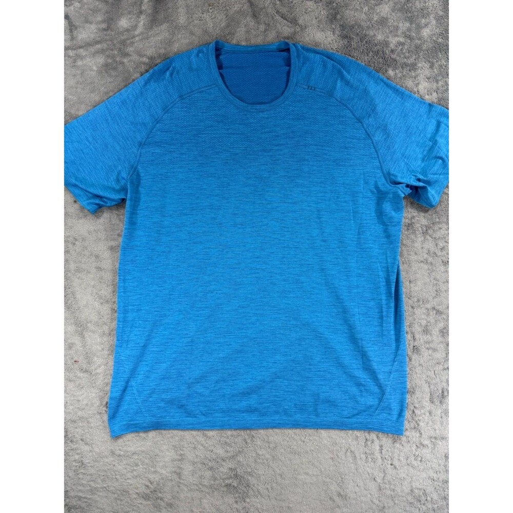 Lululemon Men’s XXL Metal Vent‎ Tech Short Sleeve Dark Royal Baltic Blue